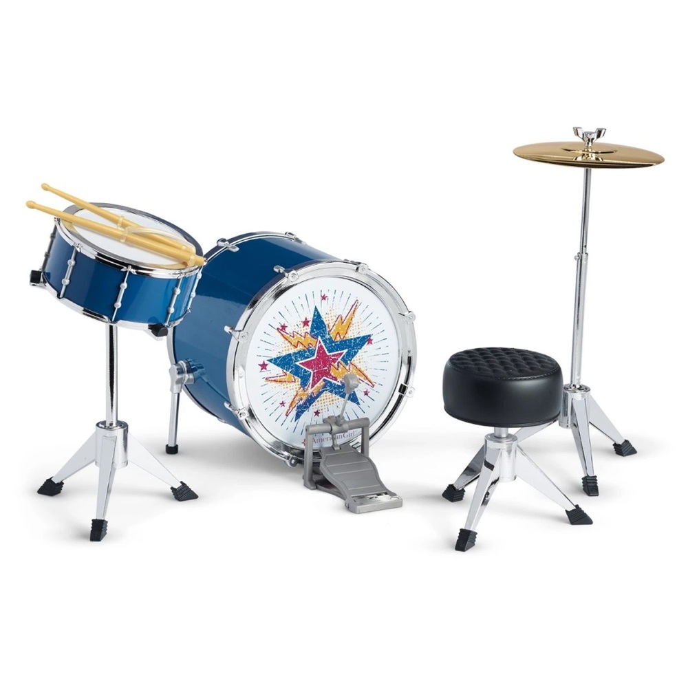 American Girl retired drum set